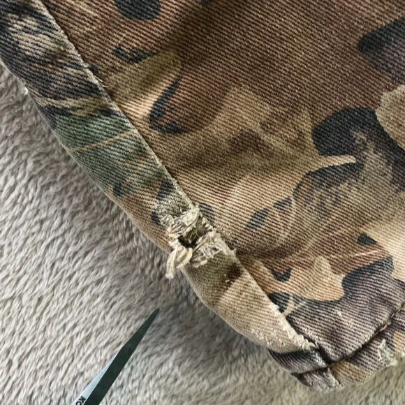 Vintage Wrangler Men's Flannel Lined Jeans Size 36x32 Camouflage Hunting Outdoor - Picture 8 of 16